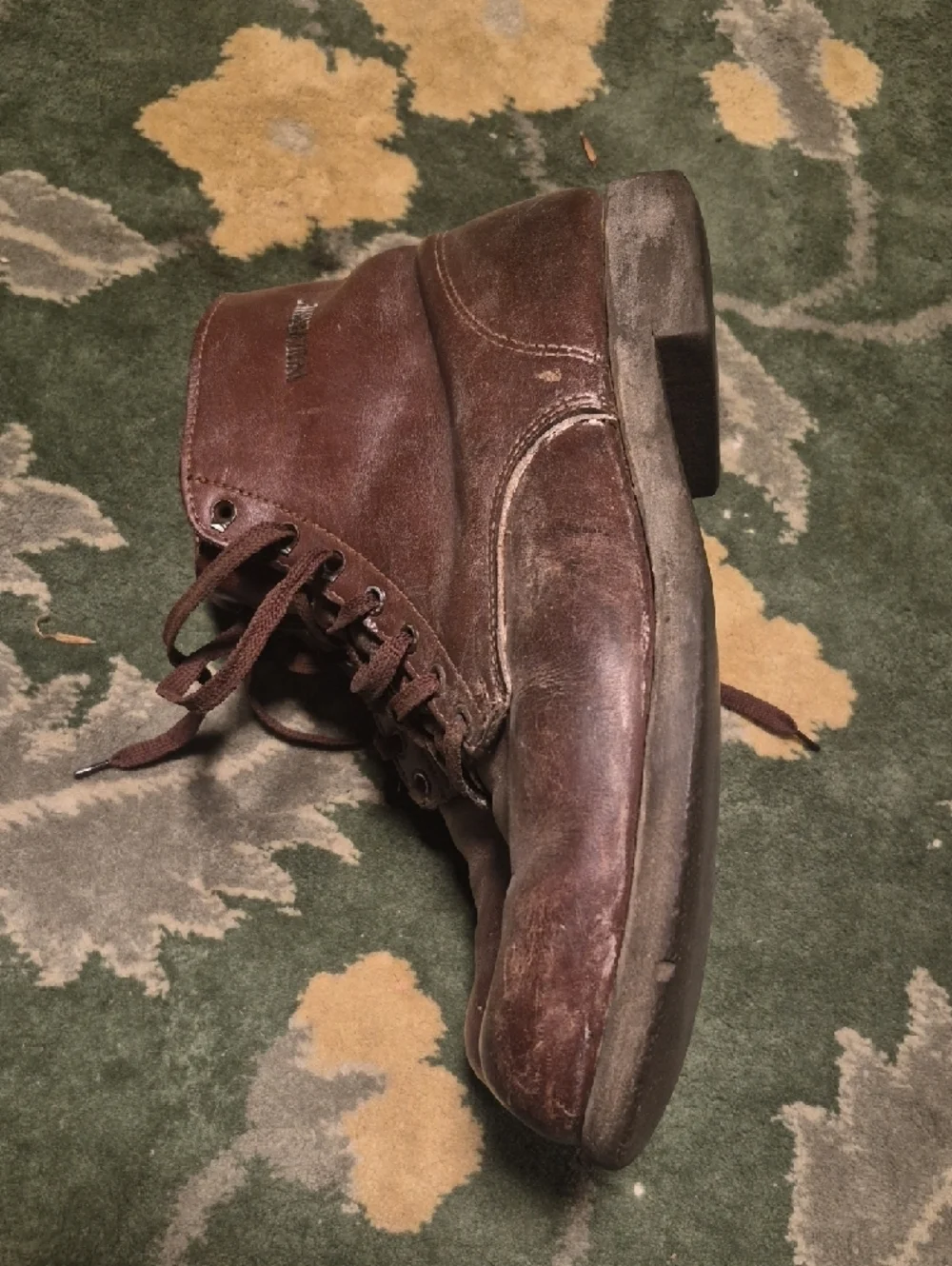 Wolverine Dark Brown Leather Chukka Boots
